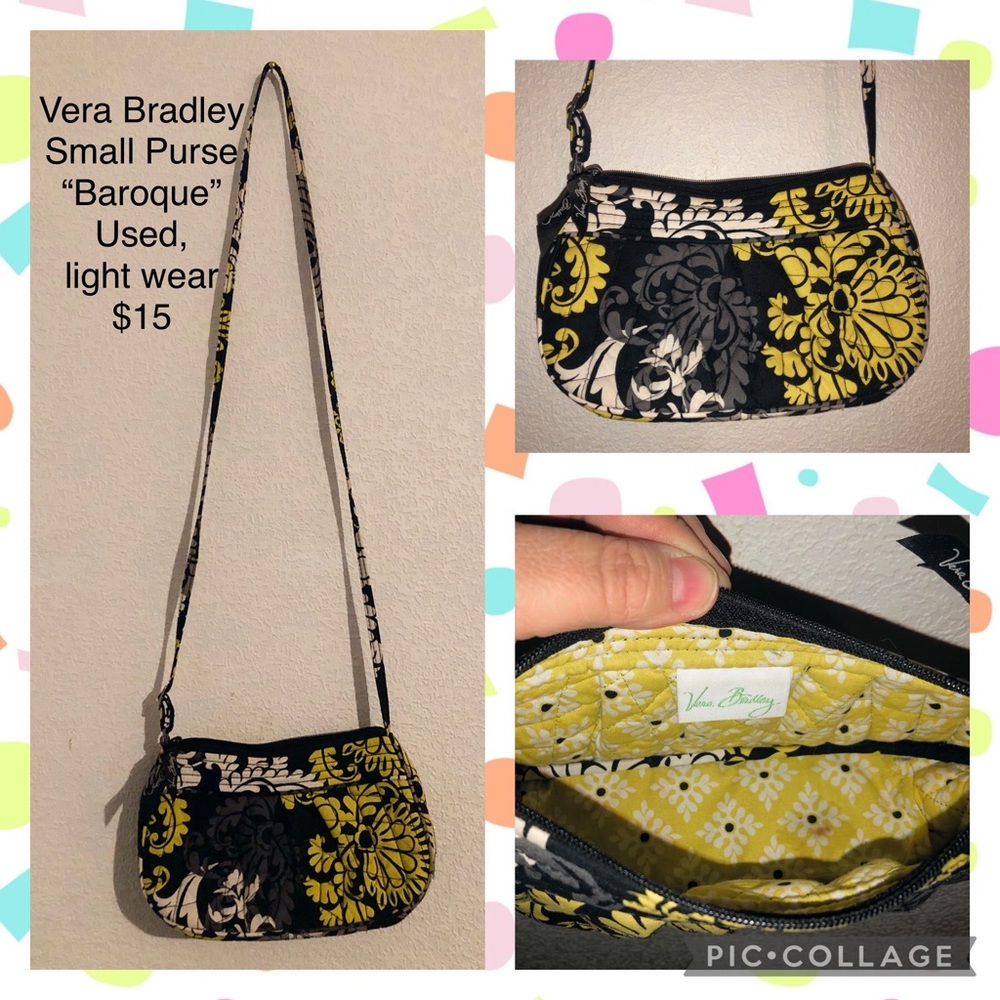 Vera Bradley: “baroque” style purse, $15